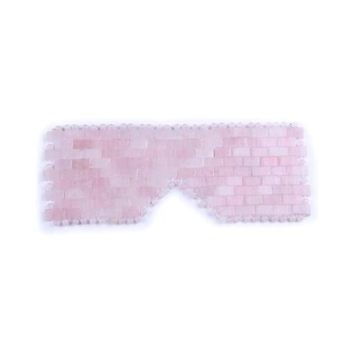 Natural Gemstone Jade Sleep Mask, Rose Quartz Eye Mask, Anti-Aging Hot or Cold Using Stone Eye Mask