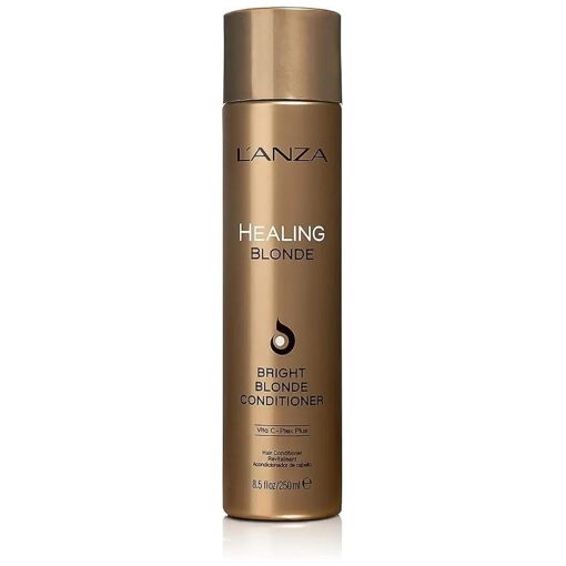 L'ANZA Healing Blonde Bright Conditioner, Formulated for Natural & Decolorized Blonde Hair - Boosts Shine & Brightness while Healing, with Sulfate-free, Paraben-free, Gluten-free Formula