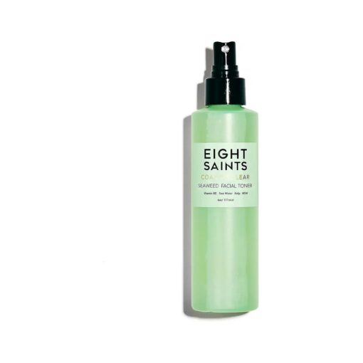 Eight Saints Coast is Clear Seaweed Anti Aging Face Toner, Natural and Organic Alcohol Free Witch Hazel Toner for Face, Minimizes Large Pores and Redness, 6 Ounces