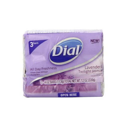 Dial Antibacterial Deodorant Soap Lavender & Twilight Jasmine - 3 CT