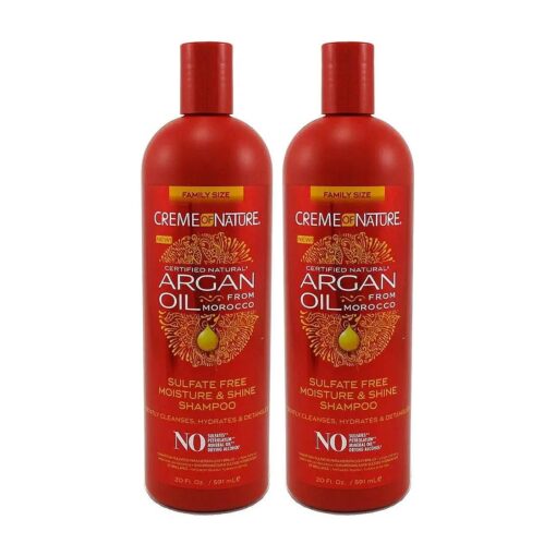 Creme Of Nature Argan Oil Shampoo Sulfate-Free 20oz ( 591ml ) ( 2 Pack )