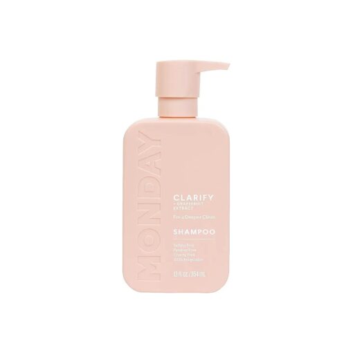 MONDAY HAIRCARE Clarify Shampoo 12oz for Oily Hair, Made with Grapefruit Extract, Coconut Oil and Vitamin E ( 354ml )