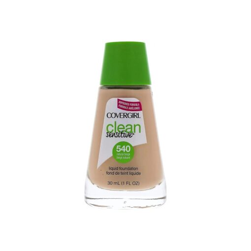 COVERGIRL, Clean Sensitive Skin Foundation, Natural Beige, 1 Count ( packaging may vary )