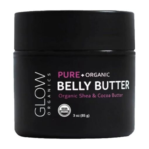 100 % Organic Belly Butter, Prevents Stretch Marks and Firms Skin