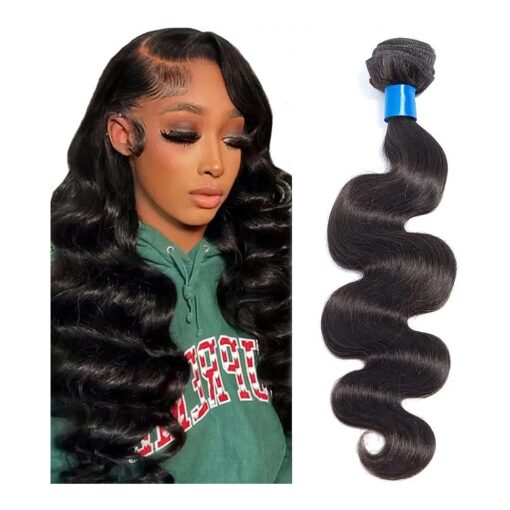 Cranberry Peruvian Virgin Hair Body Wave 20" 100g Natural Black 100 % Unprocessed Virgin Peruvian Body Wavy Human Hair Weave One Bundle Peruvian Body Wave Human Hair Extension ( 20 )