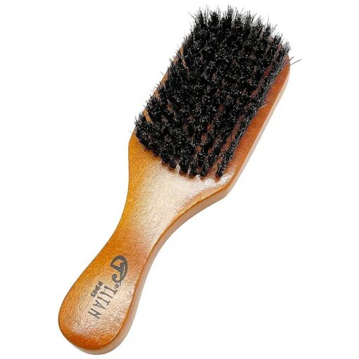 Titan Wave Brush For Men All Hair Textures - 1pc, 100- Natural Boar Bristles Wooden Handle, Wooden Hair Brush, Mens Hair Brush for Thick Hair, Natural Hair Brush, Boar Brush