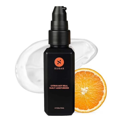 SUGAR Cosmetics Citrus Got Real Daily Moisturizer | Vitamin C, Brightens Skin, Reduces Dark Spots, Sun Rays Protection & Orange Peel Oil ...