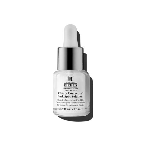 Kiehl 's Clearly Corrective Dark Spot Serum, Brightening Facial Serum, Reduces Hyperpigmentation & Post-acne Marks, with Vitamin C & Salicylic Acid, All Skin Types, Paraben-free, Mineral Oil-free