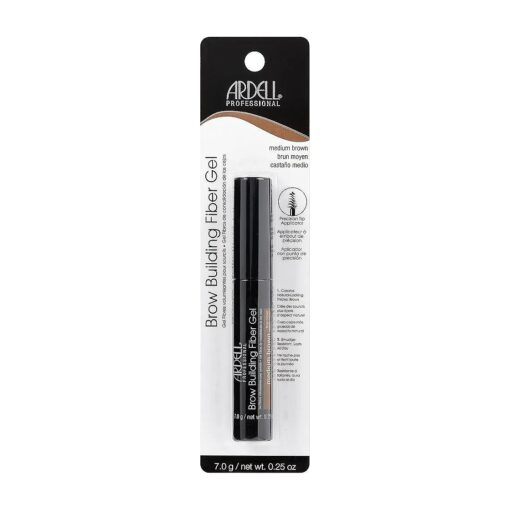 Ardell Brow Building Fiber Gel, Medium Brown