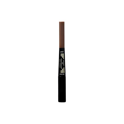 Dual Eye Brow Pencil Natural Brown - 2-in-1 Eye Brow Pencil and Eyebrow gel Masacara, Natural Looking Brows, Stay on All Day, Perfect for Feathering in Hair Like Stroke, Flawless Brows, Cruelty Free