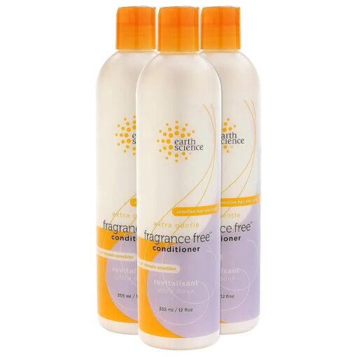 EARTH SCIENCE : Fragrance Free Conditioner ( 3pk, 12oz )