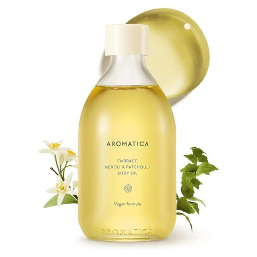 AROMATICA Embrace Body Oil Neroli & Patchouli - 100ML / 3.38 fl, oz, - Aromatherapy Massage Oil