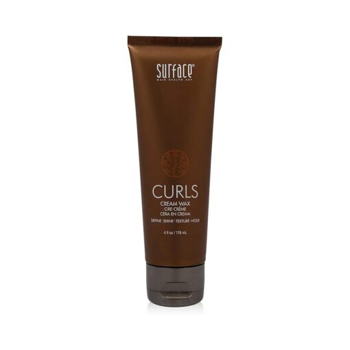 Surface Hair Curls Cream Wax, Define And Add Shine And Texture To Curly Hair, With Cocoa And Shea Butter, 4 Fl, Oz .