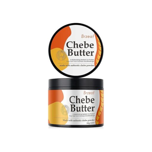 Vegan Chebe Butter for Hair Growth With Rosemary Oil- All-Natural Ingredients, Moisturizing & Hair Thickening, Chebe Butter- Hair Deep Conditioning, Chebe Butter for All Hair Types 3.6 Oz