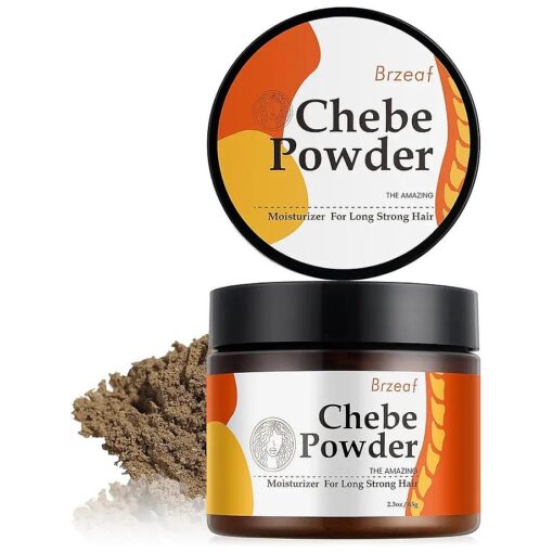 Natural Chebe Powder for Hair Growth from Chad ( 65g ), African Chebe Powder- Super Moisturizing & Promote Hair Growth, Chebe Powder for All Hair Types, Deter Hair Breakage