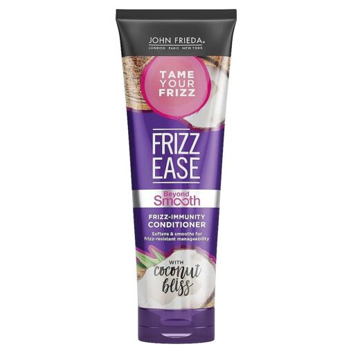 John Frieda Frizz Ease Beyond Smooth Frizz-Immunity Conditioner, 8.45 Ounces, Anti-Humidity Conditioner, Prevents Frizz, with Pure Coconut Oil