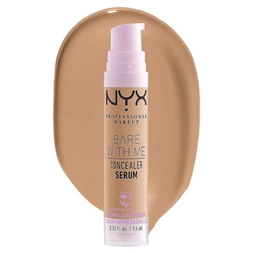 NYX PROFESSIONAL MAKEUP Bare With Me Concealer Serum, Up To 24Hr Hydration - Medium