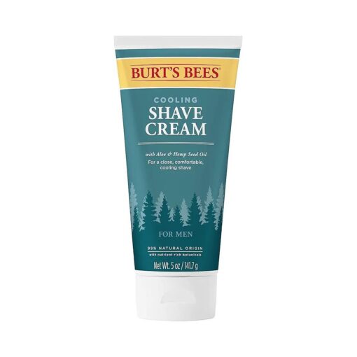 Burt s Bees Cooling Shave Cream with Aloe & Hemp For Men 5 Ounces ( 3 Pack )