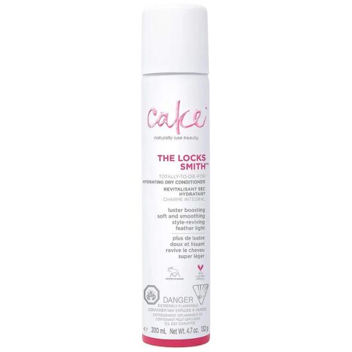 CAKE Beauty The Locks Smith Dry Styling, Hydrating Dry Conditioner Spray, White, 4.7 Ounce ( Pack of 1 )