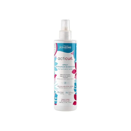 Acticurl Curl Activator Spray - Enhance and Define Your Natural Curls with Ease - Infused with Dragon Fruit/Pitaya and Aloe Vera - Moisturize, Shape, and Boost Your Curls - 250 ml .