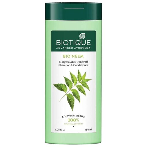 Biotique Bio Neem Margosa Anti Dandruff Shampoo and Conditioner, 180ml