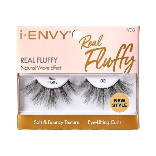 i-ENVY False Lashes Natural Wave Effect Eyelashes Eye Lifting Curls Real Fluffy Fake Lashes ( 2 )