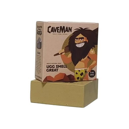 Caveman Men 's Natural Soaps - Moisturizing, Exfoliating, & Refreshing Bar Soaps with Natural Extracts and Essences ( Musk )