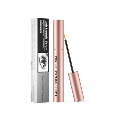 Eyelash Serum - Natural Comestic Eyelash Serum for Longer, Thicker Lashes & Brows, Boost Lash Serum Vegan & Cruelty-Free-Niacinamide, Centella Asiatica Leaf Extract ( 5 mLPink )