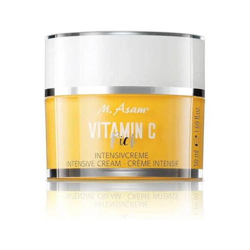 M. Asam Vitamin C Rich Face Moisturizer - Intensive Face Cream for enhanced radiance, Nourishing Oils & Vitamin B3 For an even & refined looking complexion, facial care, 1.69 Fl Oz