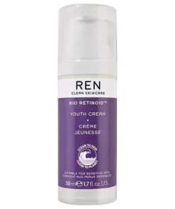 REN Clean Skincare - Bio Retinoid Youth Cream - Natural, Irritation-Free Face and Neck Cream for Sensitive Skin, Vegan and Cruelty Free - Reduces Fine Lines And Wrinkles, 1.7 Fl Oz