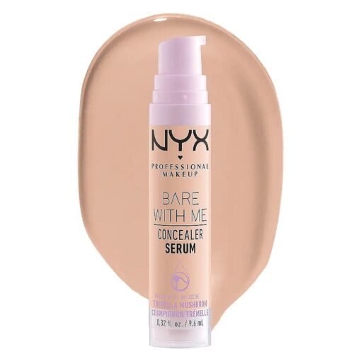 NYX PROFESSIONAL MAKEUP Bare With Me Concealer Serum, Up To 24Hr Hydration - Light