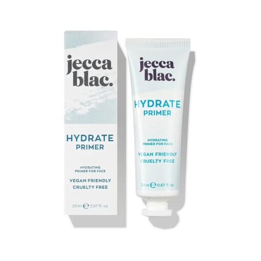 Jecca Blac Hydrate Primer, Hydrating Formula for Longlasting Base Makeup, Moisturises and Prepares Skin, Natural Finish, Gender Neutral and LGBTIQA+ Inclusive Make Up, 20ml