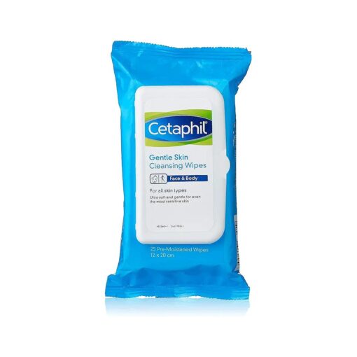 Cetaphil Gentle Skin Cleansing Cloths for Dry, Sensitive Skin, Face Cleansing Wipes, 25 ct .