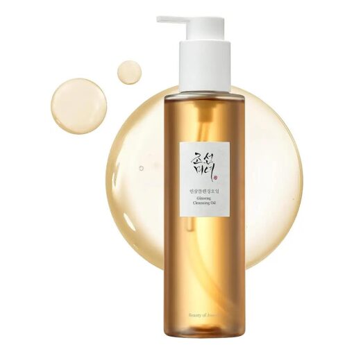 Beauty of Joseon Ginseng Cleansing Oil Waterproof Makeup Remover for Sensitive, Acne-Prone Facial Skin, Korean Skin Care for Men and Women, 210ml, 7.1 fl.oz