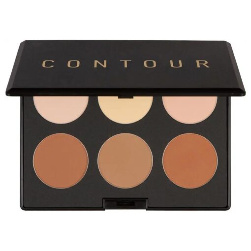 Elizabeth Mott Bronzer Contour Kit & Highlighting Powder - Cruelty Free & Paraben Free - 6 Shades for a Natural Glow