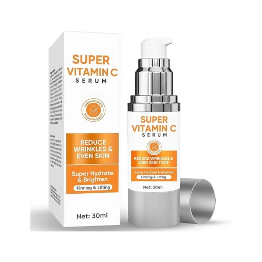 Vitamin C Face Serum - with Collagen for Women, Korean Anti Aging and Skin Brightening Serum, Super C Skin Care Serum