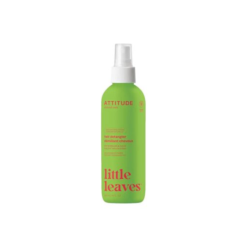 ATTITUDE Rinse-free Hair Detangler Spray for Kids, EWG Verified Leave In Product, Plant- and Mineral-Based Ingredients, Vegan, Watermelon & Coco, 8 Fl Oz