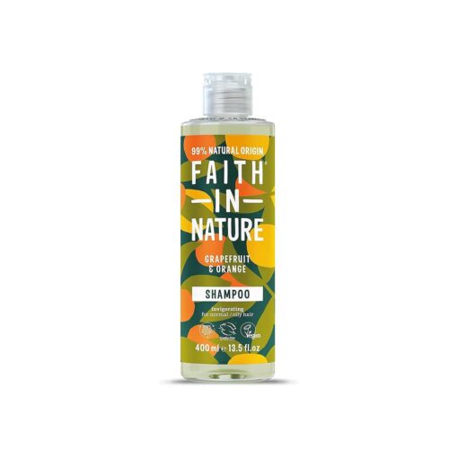 Faith In Nature Grapefruit and Orange Invigorating Shampoo For Normal To Oily Hair 400ml