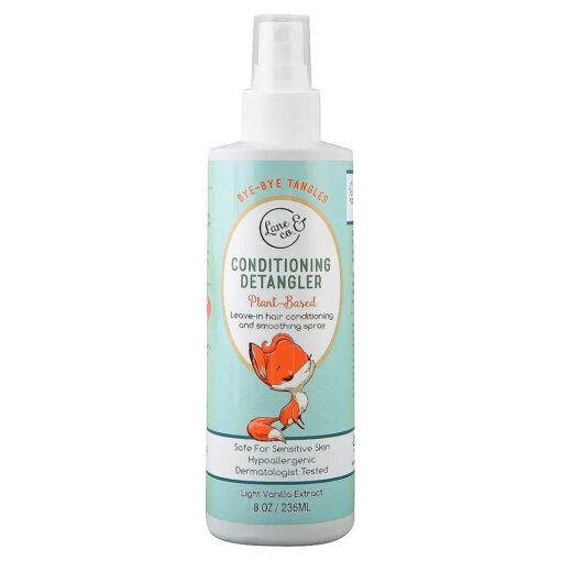 Conditioning Detangler Spray for Kids & Babies - Leave In Conditioner Spray for Smoothing, Detangling - Vegan, Plant-Based, Child-Safe Formula - Natural Baby Hair Products - 8-oz, Bottle