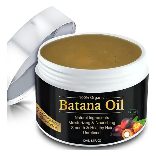 100 % Natural Raw Batana Oil for Hair Growth, Dr. Sebi Hair Oil from Honduras, Prevent Hair Loss, Eliminates Split Ends for Men & Women