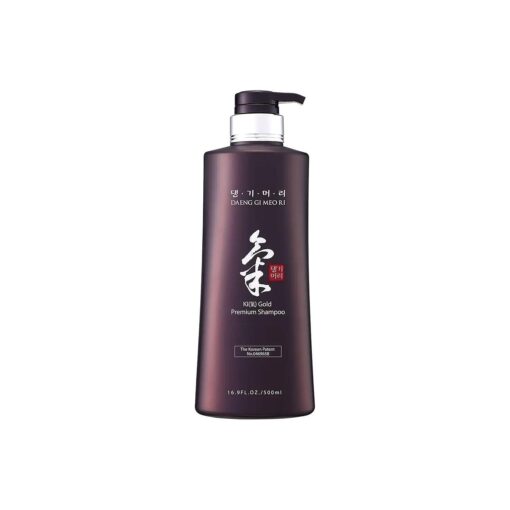 Daeng Gi Meo Ri- Ki Gold Premium Shampoo, Promoting Hair Growth, Effectively Moisture to Dry and Rough Hair, No Artificial Color 16.9 Fl Oz