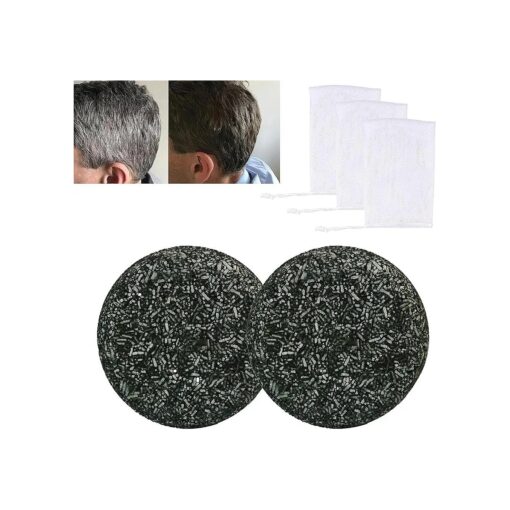 MXNSLWA 2Pcs Grey Hair Coverage Shampoo Soap, Grey Hair Removal Soap, Natural Darkening bar shampoo for Hair Growth Hydrating & Moisturizing, Black Hair Soap for Gray Hair Beard and Eyebrows