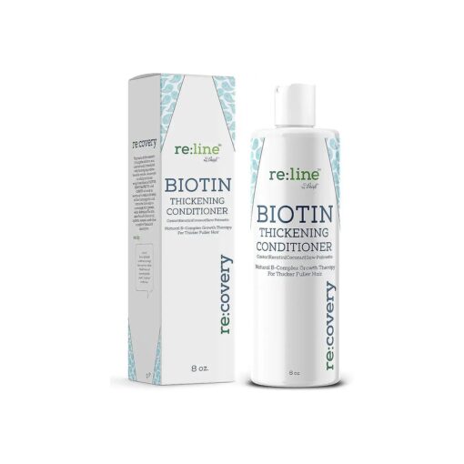 Biotin Hair Growth Conditioner for Hair Loss Natural Thickening Volume Conditioner for Fine Hair Volumizing Deep Treatment for Thinning Color Treated Hair Sulfate Free with Castor Oil for Woman & Men