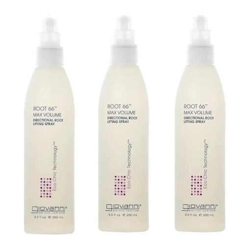 Root 66 Max Volume Directional Hair Root Lifting Spray - Lifting Spray for Thin & Fine Hair, Lifts Hair to New Heights, Root Lifter & Hair Volumizer, No Parabens, Color Safe - 8.5 oz ( 3 Pack )