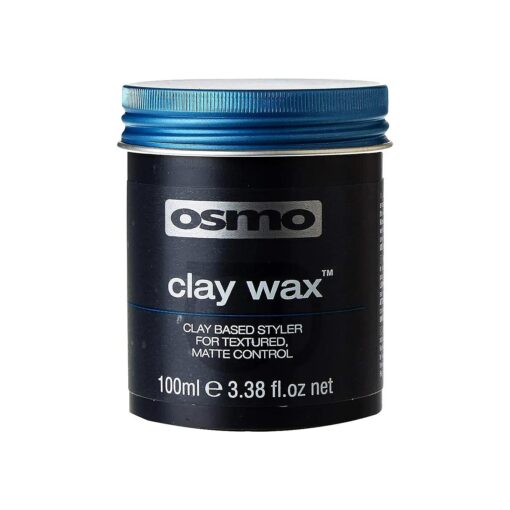 Osmo Firm Hold Clay Wax for Matte Finish Without Shine for a Natural Looking All Day Long Hold for All Hair Types 3.38 Fl Oz ( Pack of 1 )