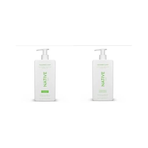 Native Vegan Cucumber & Mint Natural Volume Shampoo & Conditioner Set, Clean, Sulfate, Paraben and Silicone Free - 16.5 fl oz Each, 2, 33.0 Ounce