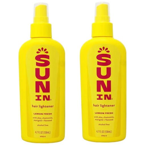 Sun-in Hair Lightener Spray Lemon 4.7 Fl Oz ( Pack of 2 )