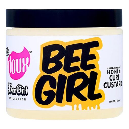 The Doux Bee Girl Honey Curl Custard, Hydrate, Protect, and Define Your Curls, The Perfect Curl Enhancer for ALL Hair Types