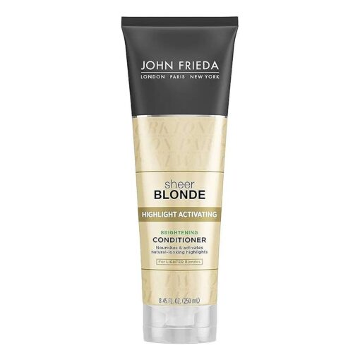 John Frieda Sheer Blonde Highlight Activating Enhancing Conditioner ( For Lighter Blondes ), 8.45 Oz