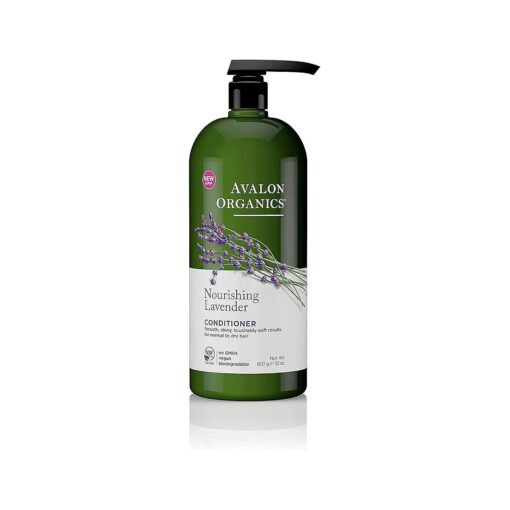 Avalon Organics Revitalizing Lavender Conditioner, For Smooth, Shiny, Touchably Soft Hair For Normal To Dry Hair, 32 Fluid Ounces